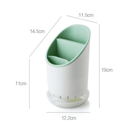 Plastic Kitchen Detachable Cutlery Choppstick Spoon Fork Drainer Organizer.